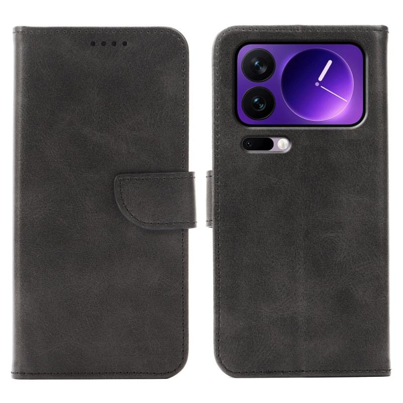 Lederhüllen Für Xiaomi 17 Pro Max Ständer Und Magnetverschluss