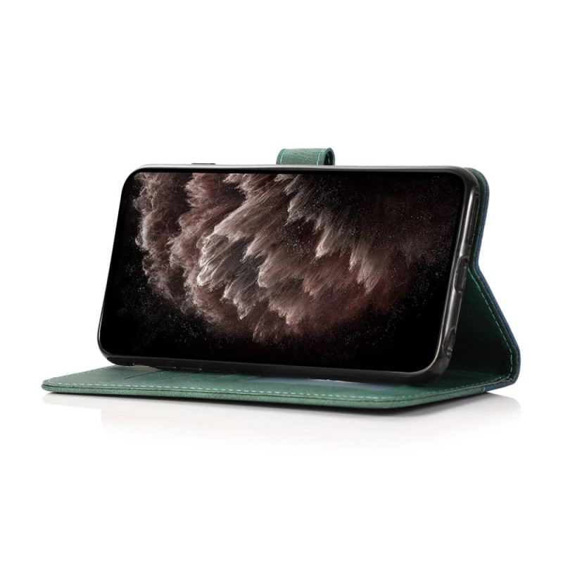 Lederhüllen Für Xiaomi 17 Pro Max Zweifarbiges Design