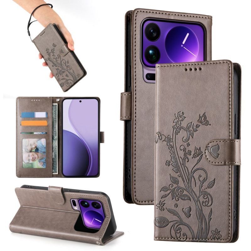 Lederhüllen Xiaomi 17 Pro Max Fleurettes