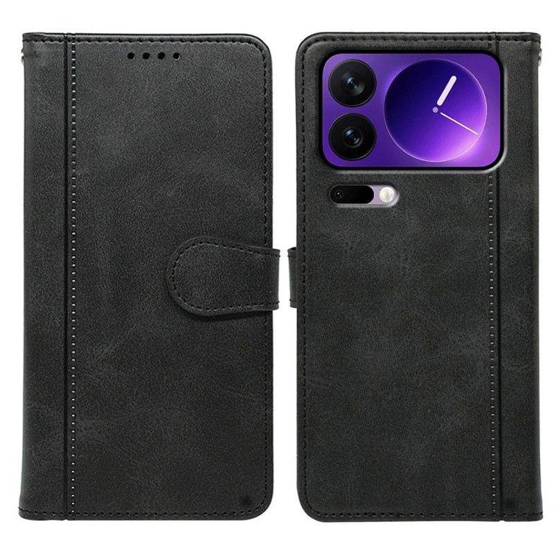 Lederhüllen Xiaomi 17 Pro Max Handyhülle Paspelierung