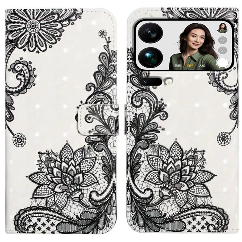 Lederhüllen Xiaomi 17 Pro Max Handyhülle Spitze