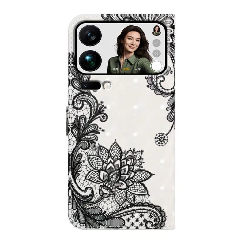 Lederhüllen Xiaomi 17 Pro Max Handyhülle Spitze