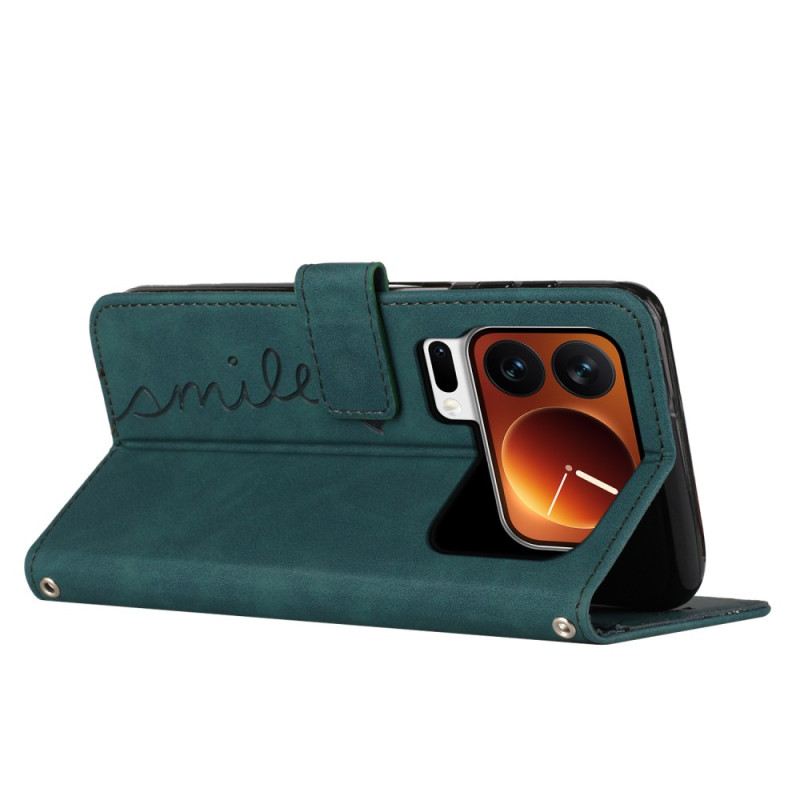 Lederhüllen Xiaomi 17 Pro Max Herzförmiges Lächeln