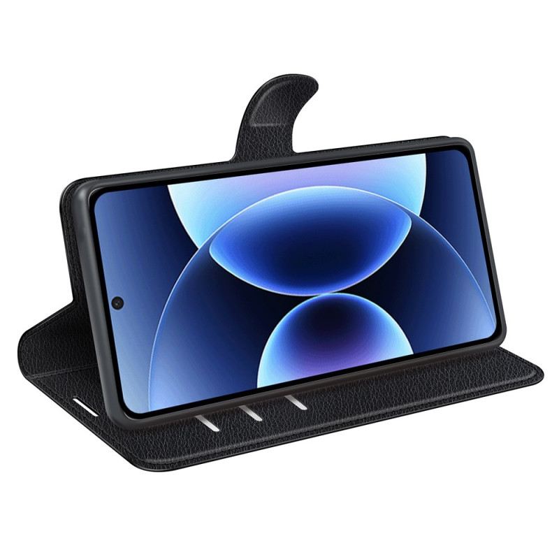 Lederhüllen Xiaomi 17 Pro Max Kunstleder Litschi-leder