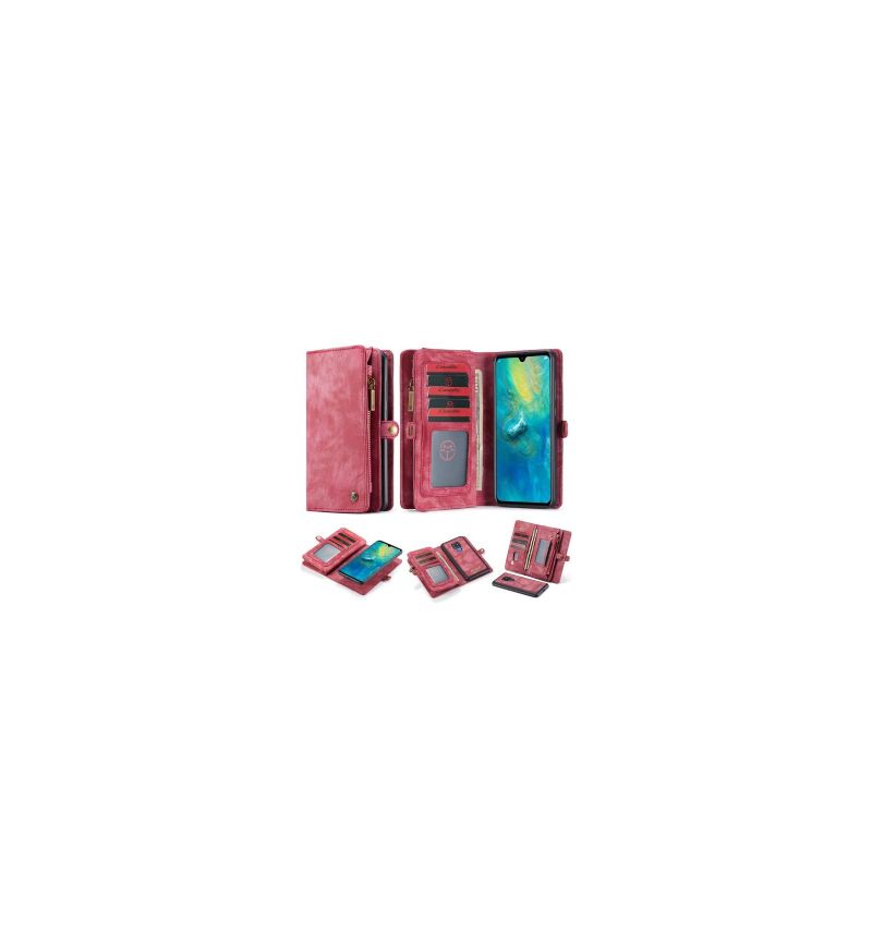 Hülle Flip Case Für Huawei Mate 20 Brieftasche Schwarz