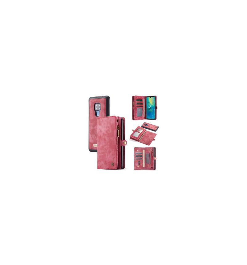 Hülle Flip Case Für Huawei Mate 20 Brieftasche Schwarz