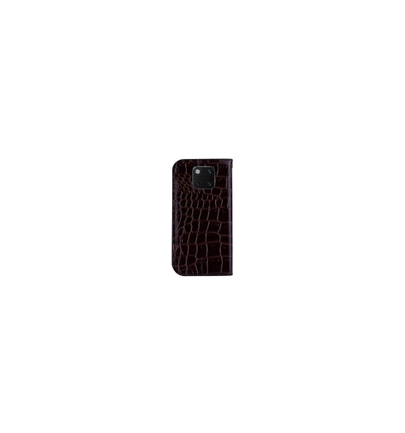 Lederhüllen Für Huawei Mate 20 Pro Luxus-krokodil