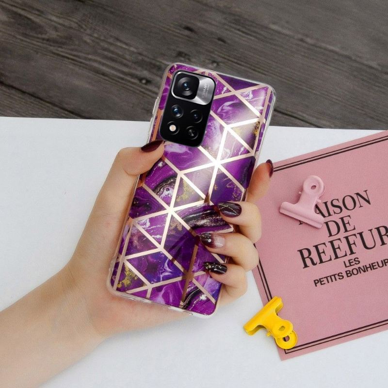 Hülle Für Xiaomi Redmi Note 11 Pro Plus 5G Geometrie