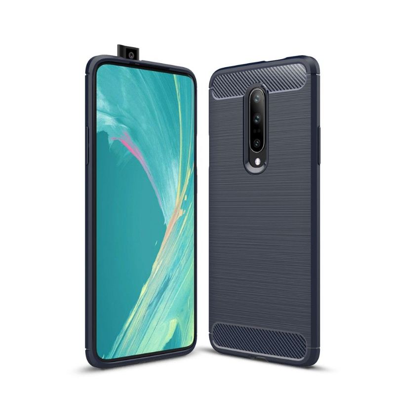 Handyhülle Für OnePlus 7 Pro Karbongebürstetes Gel