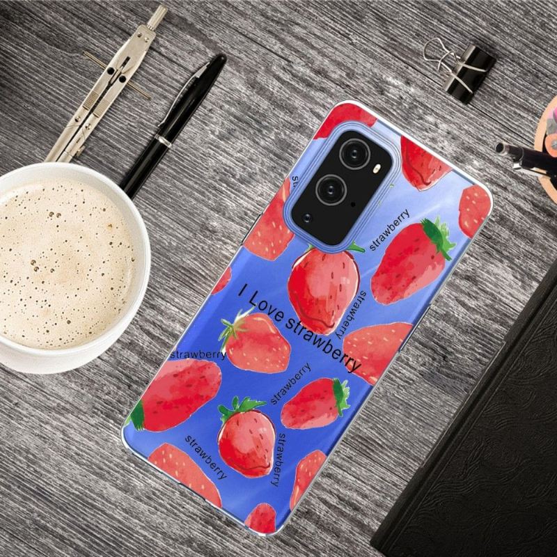 Handyhülle Für OnePlus 9 Pro Erdbeere