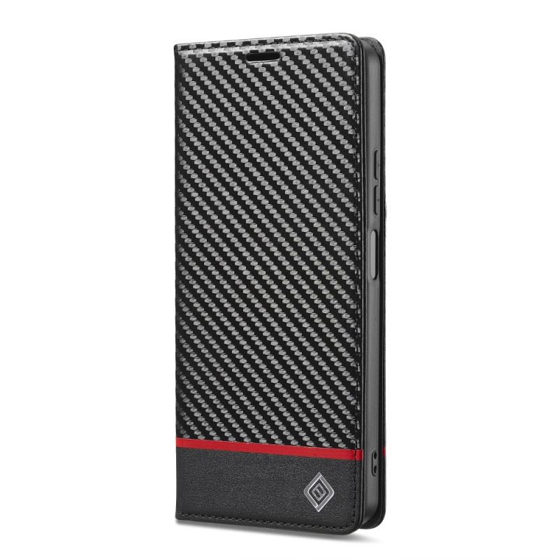 Flip Case Für Poco C75 Carbon-textur