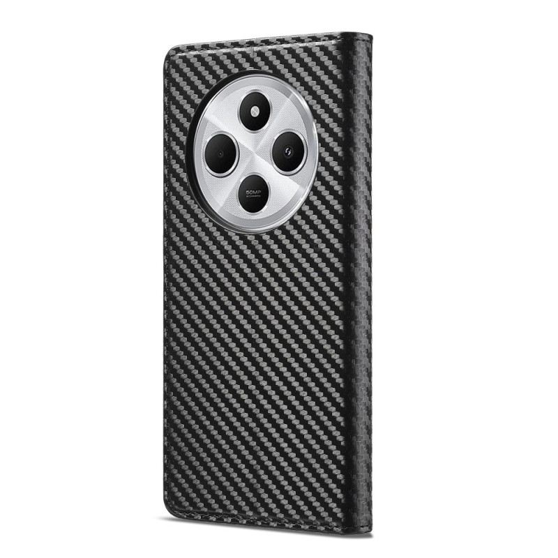 Flip Case Für Poco C75 Carbon-textur
