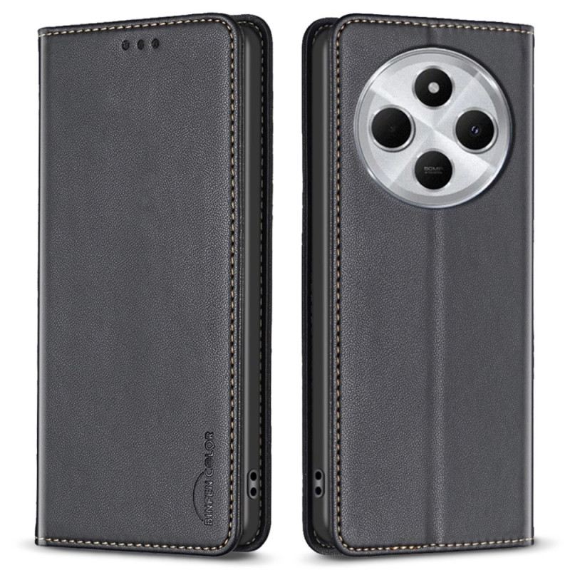 Flip Case Poco C75 Handyhülle Binfen Color