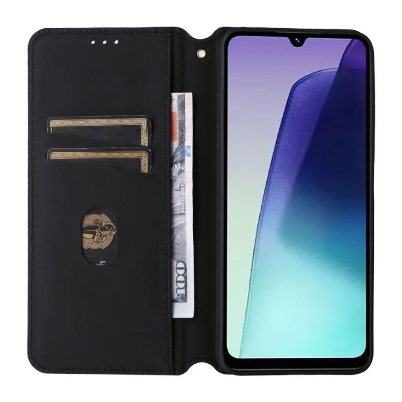 Flip Case Poco C75 Rautenmuster