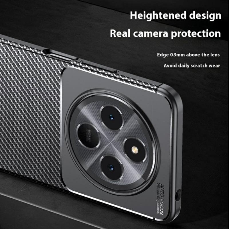 Hülle Für Poco C75 Flexible Kohlefaser