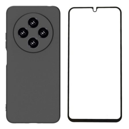 Hülle Für Poco C75 Mattes Silikon Mit Displayschutzfolie Aus Gehärtetem Glas Wanlonfeng