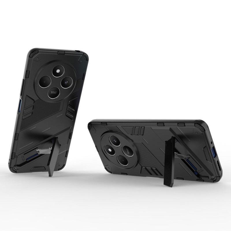 Hülle Poco C75 Handyhülle Abnehmbarer Ständer Mit Zwei Positionen Für Freihändige Nutzung