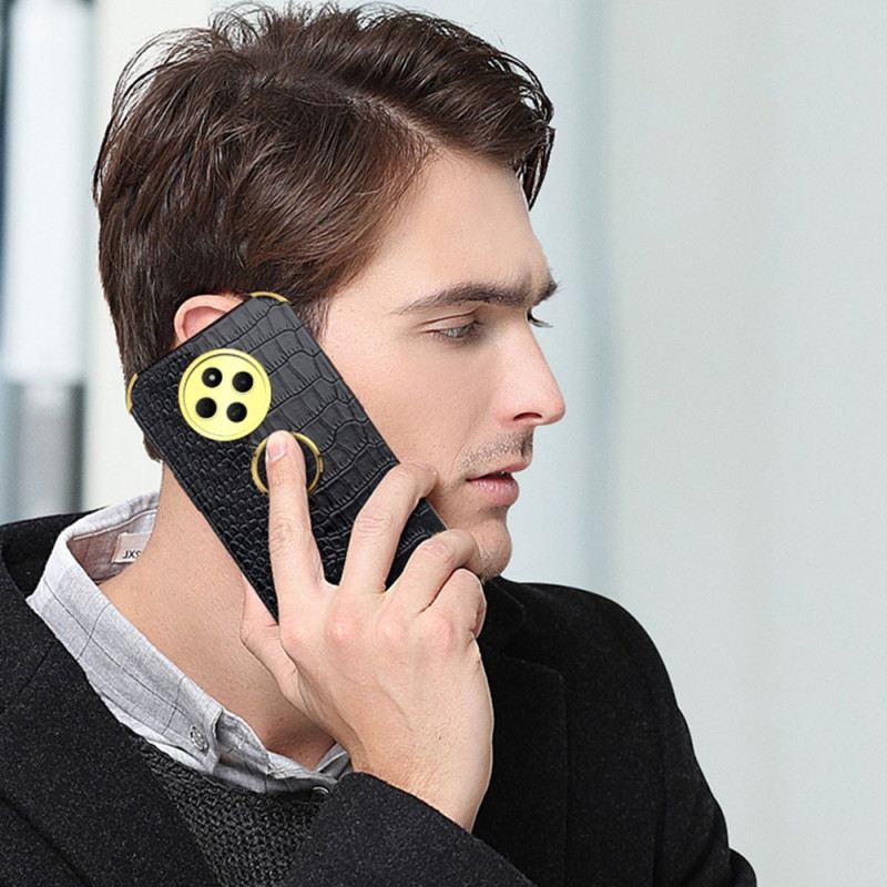 Hülle Poco C75 Handyhülle Krokodil-design Mit Ständer