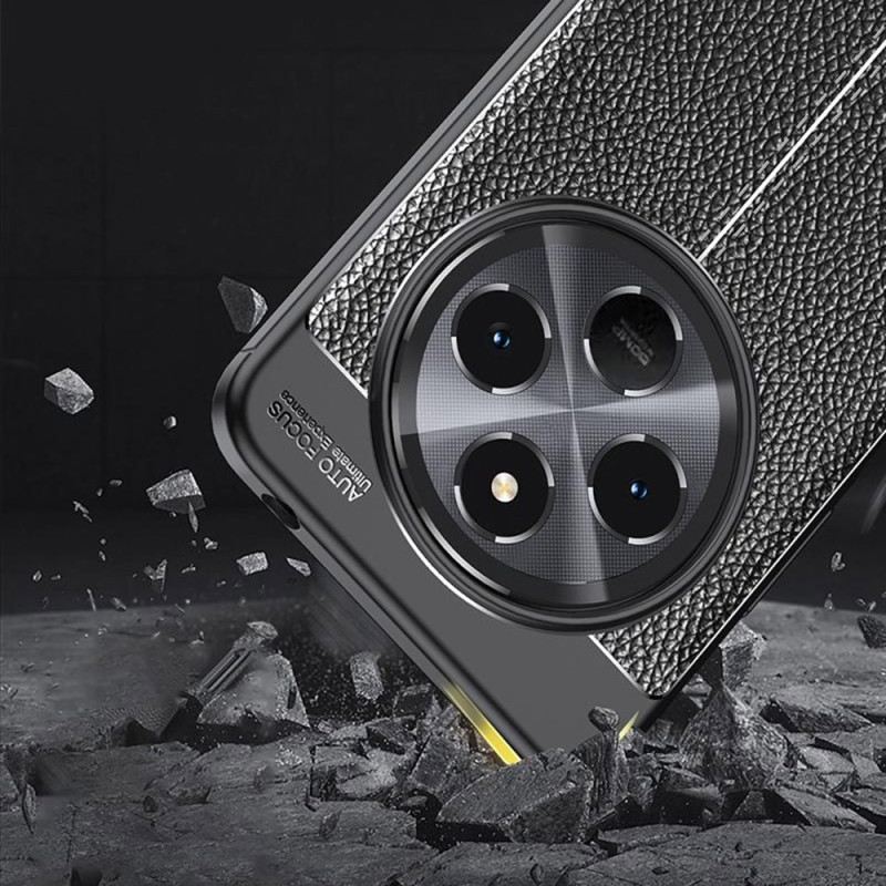 Hülle Poco C75 Handyhülle Litschi-textur