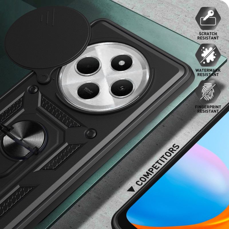 Hülle Poco C75 Handyhülle Schiebe-kameraabdeckung Und Ständer