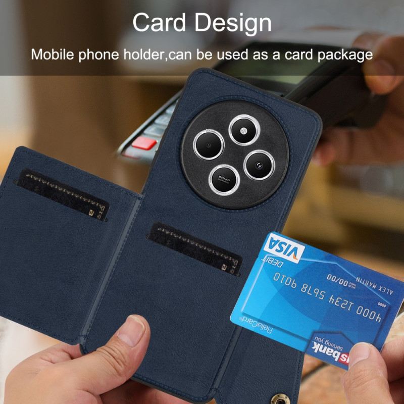 Hülle Poco C75 Kartenhalter Und Ständer In Lederoptik