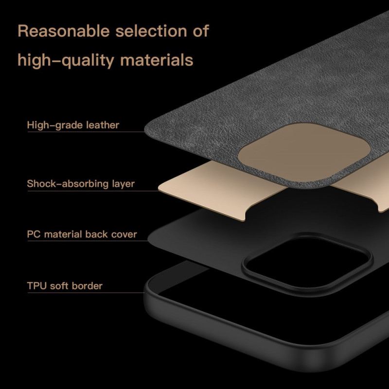 Hülle Poco C75 Retro-kunstleder