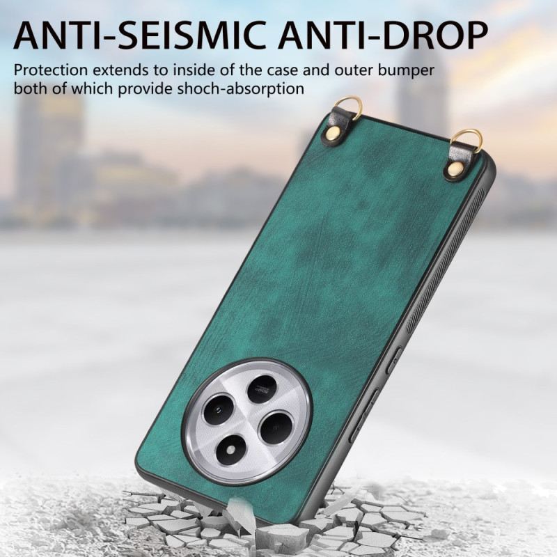 Hülle Poco C75 Retro-lederoptik