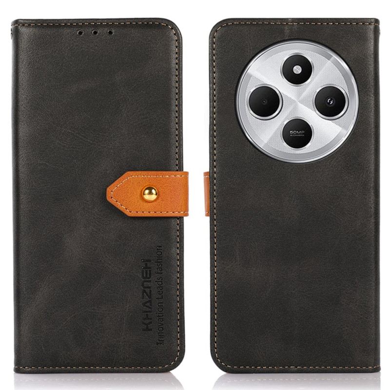 Lederhüllen Für Poco C75 Goldknopf