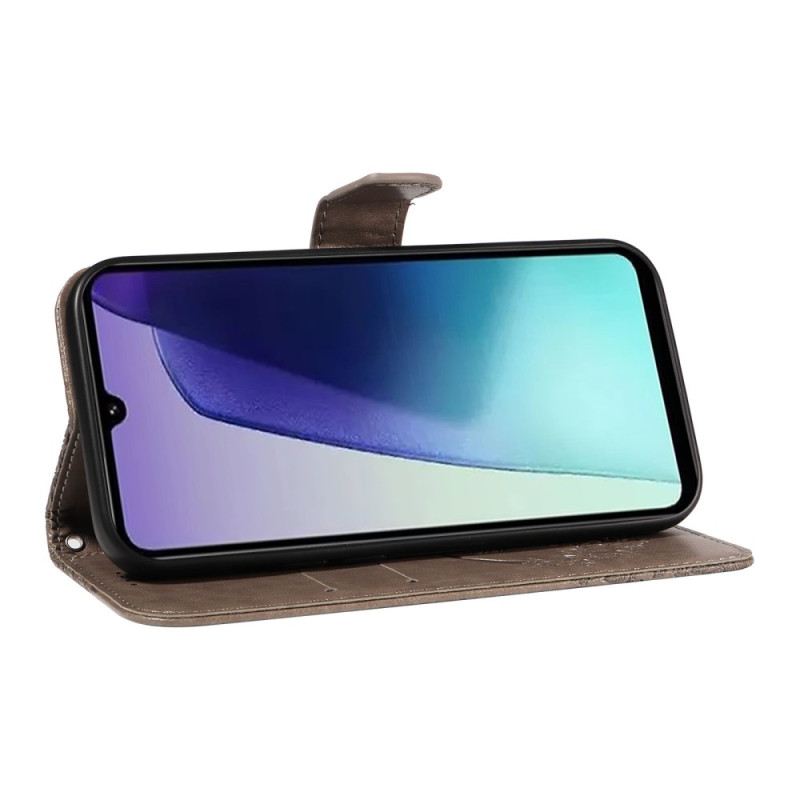 Lederhüllen Für Poco C75 Grafischer Schmetterling