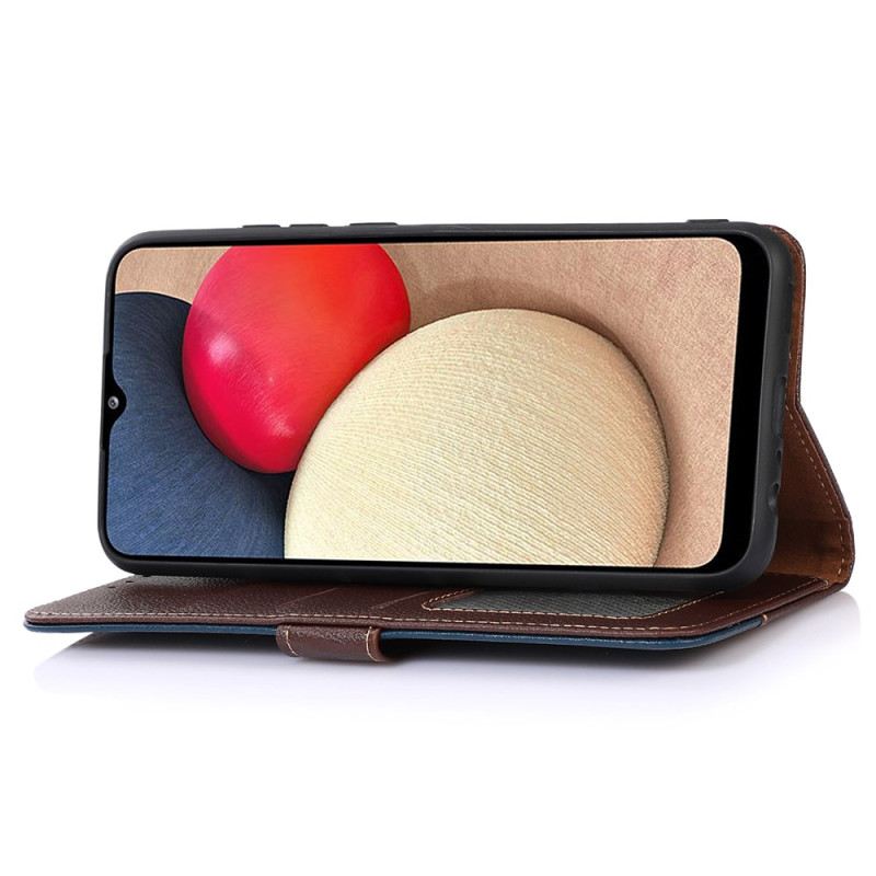 Lederhüllen Für Poco C75 Litschi-textur Rfid-blockierung Khazneh