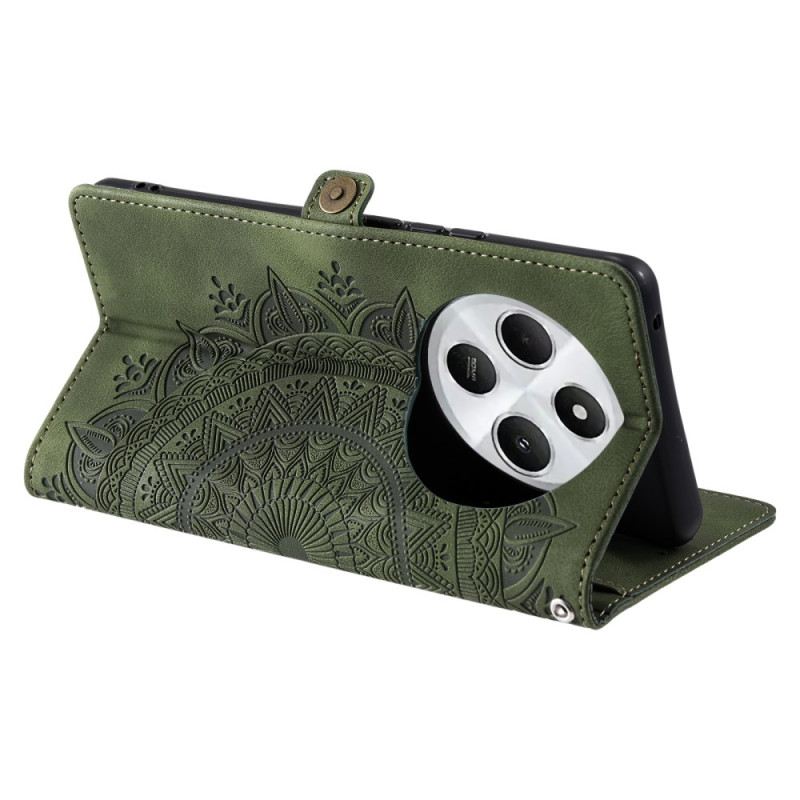 Lederhüllen Für Poco C75 Mandala-geldbörse