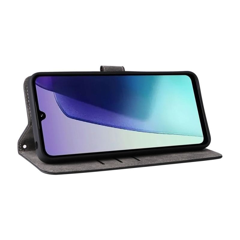 Lederhüllen Für Poco C75 Rfid-schutz In Wildlederoptik Mit Riemen