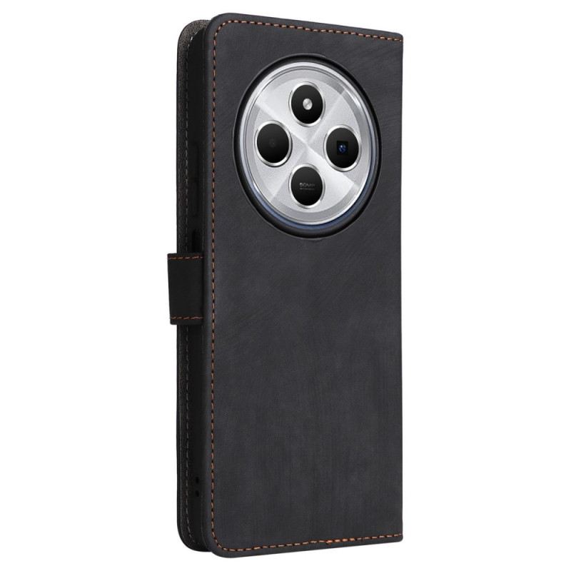 Lederhüllen Für Poco C75 Rfid-schutz In Wildlederoptik Mit Riemen