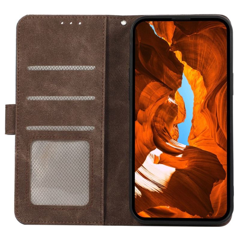 Lederhüllen Für Poco C75 Zweifarbig Abeel