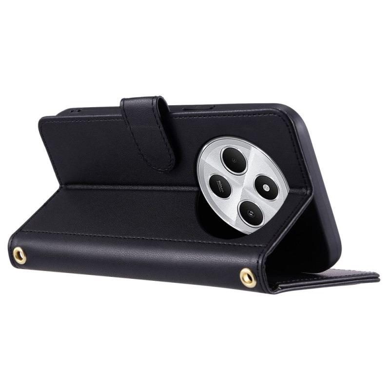 Lederhüllen Poco C75 Gesteppt