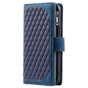 Lederhüllen Poco C75 Gesteppte Multifunktionstasche