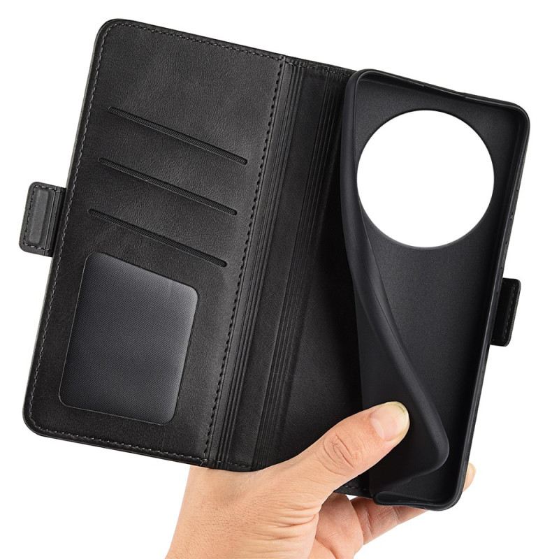 Lederhüllen Poco C75 Handyhülle Doppelverschluss