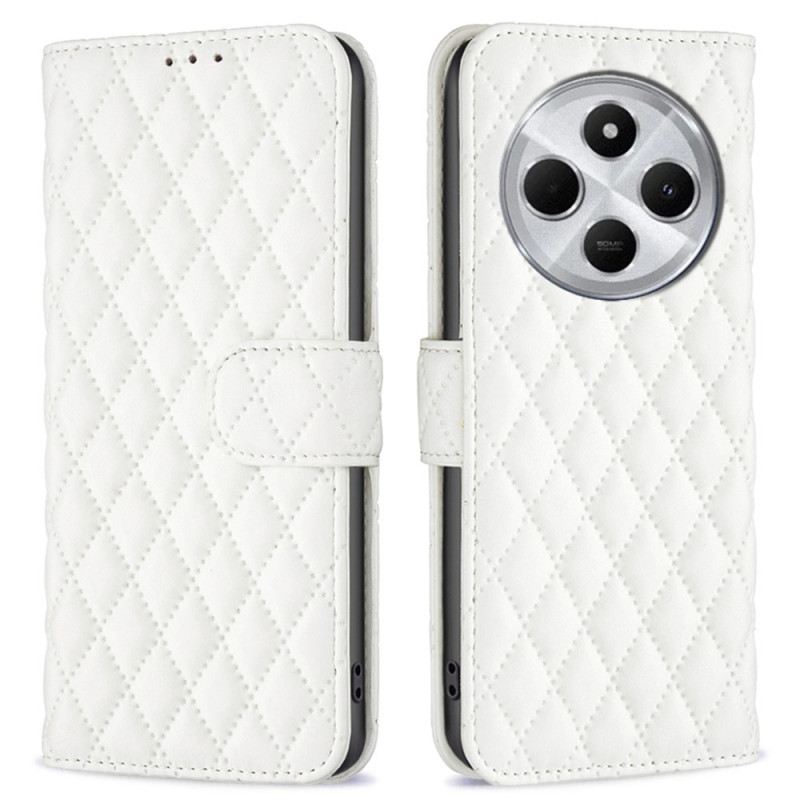 Lederhüllen Poco C75 Handyhülle Gesteppte Binfen Farbe