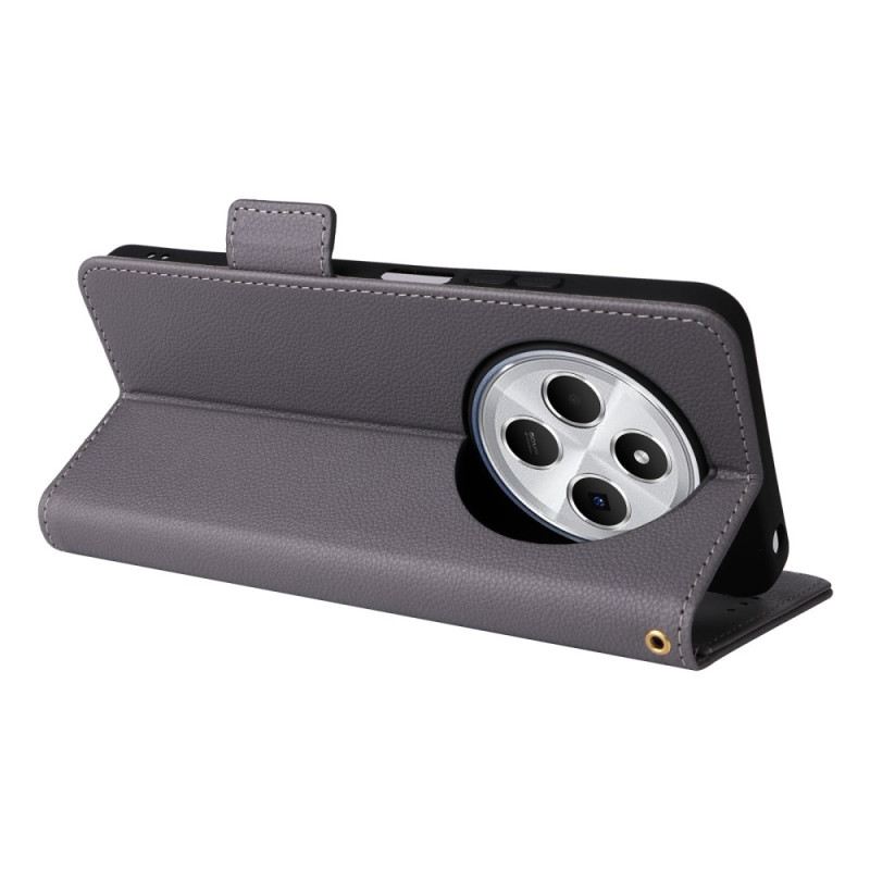 Lederhüllen Poco C75 Handyhülle Litschi-textur Mit Riemen