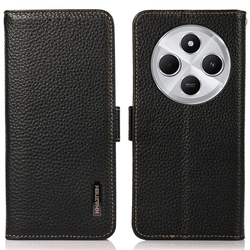 Lederhüllen Poco C75 Handyhülle Litschileder Mit Rfid-blockierung