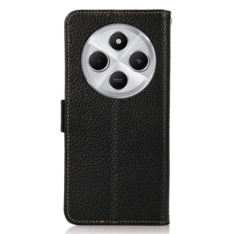 Lederhüllen Poco C75 Handyhülle Litschileder Mit Rfid-blockierung