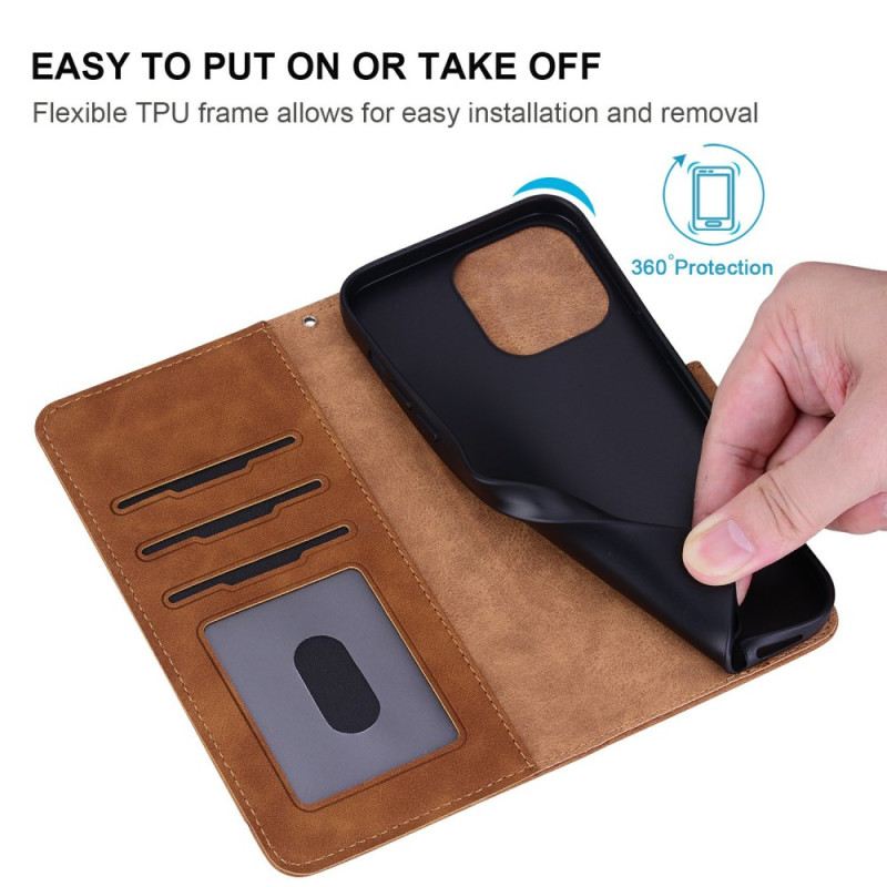 Lederhüllen Poco C75 Handyhülle Löwenzahnmuster Mit Riemen