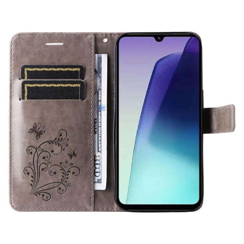 Lederhüllen Poco C75 Handyhülle Riesige Schmetterlinge