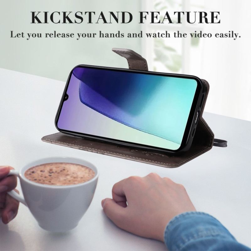 Lederhüllen Poco C75 Handyhülle Riesige Schmetterlinge