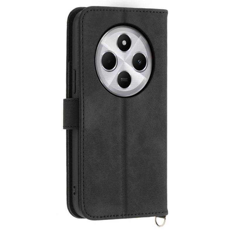 Lederhüllen Poco C75 Handyhülle Schnürung In Wildlederoptik Mit Riemen Und Schulterriemen