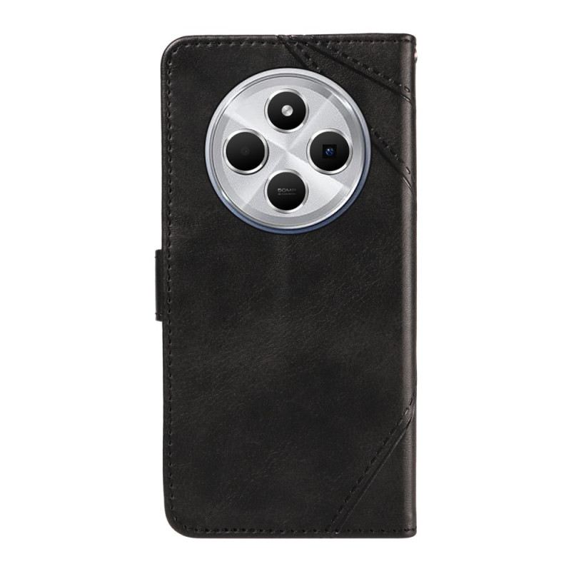 Lederhüllen Poco C75 Handyhülle Zweifarbige Streifen