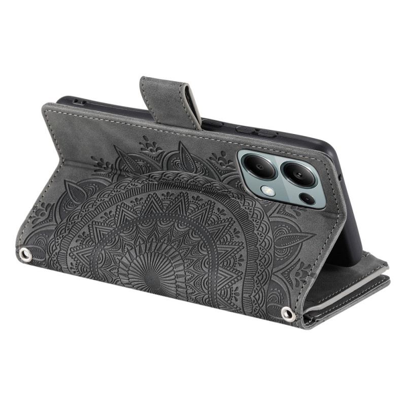 Lederhüllen Poco C75 Mandala-wildlederoptik