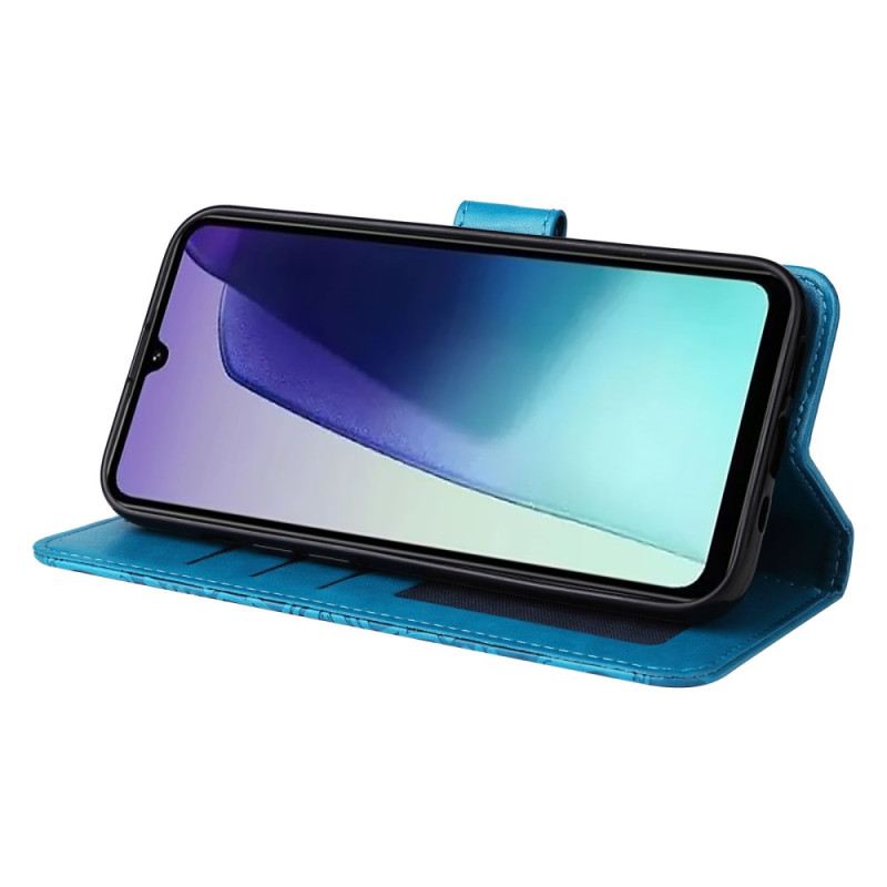 Lederhüllen Poco C75 Sonnenblumenmuster Mit Trageriemen