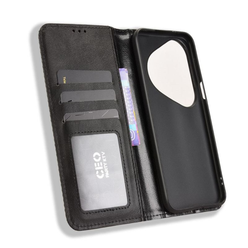 Flip Case Für Huawei Pura 80 Pro Vintage-rahmen