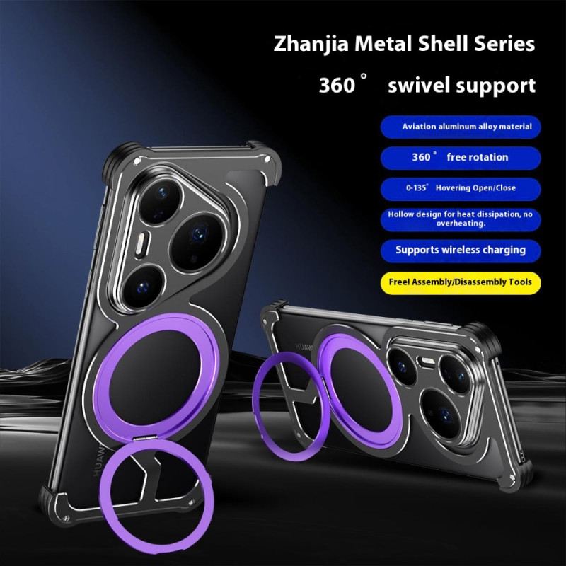 Hülle Für Huawei Pura 80 Pro Magsafe Mit Drehbarem Ständer Und Wärmeableitung